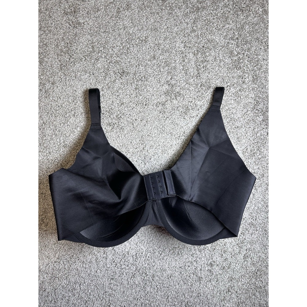 Soma Vanishing Back Full Coverage Bra 40DD Black Underwire Smooth NWT - Picture 2 of 5